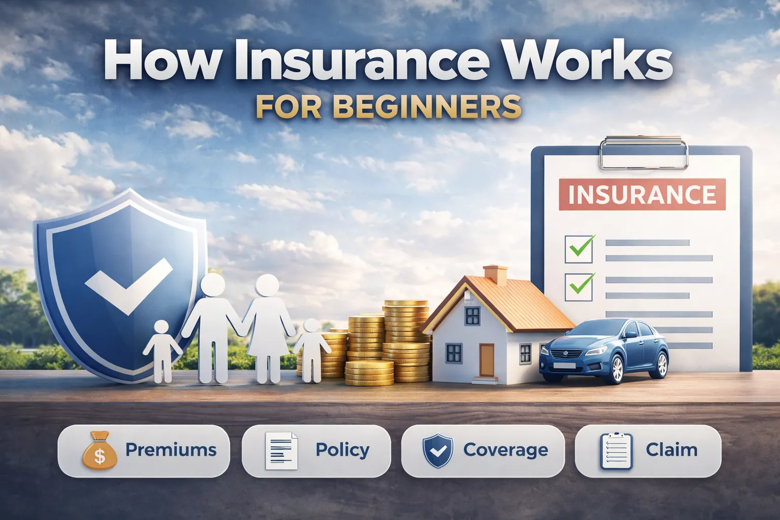 How Insurance Works for Beginners (Complete Easy Guide 2026)