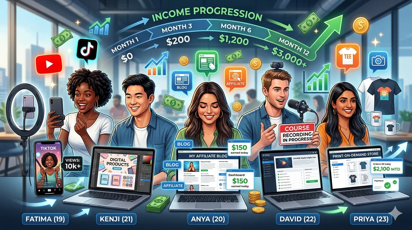 How Students Can Earn Passive Income Online (15 Proven Methods That Actually Work in 2026)